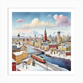 Helsinki Art Print