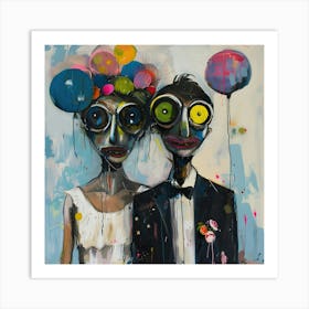 "Balloons and Boutonnieres: A Prom Night Reverie" Art Print