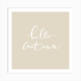 Hello Autumn Art Print