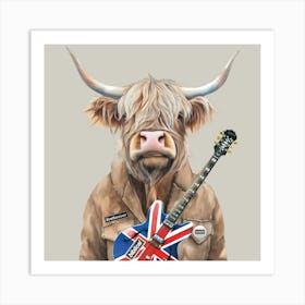 Highland Cow Noel G Affiche