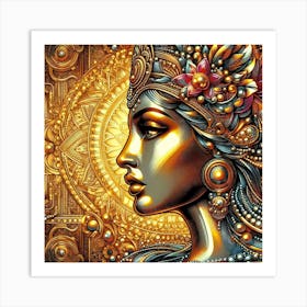 Cleopatra Portrait Artwork 93 Art Print