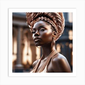 Portrait Of African Woman 1 Art Print