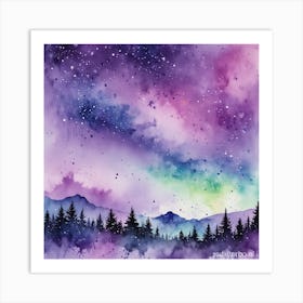 Aurora Sky Art Print