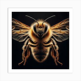 Bee Portrait 2 Art Print