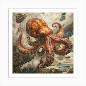 Octopus 9 Art Print