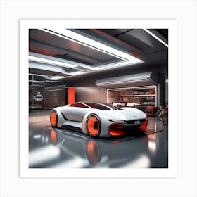 Futuristic Car Concept 2 Art Print