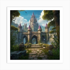 Fairytale Castle Art Print