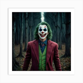 Joker In The Woods 11 Art Print