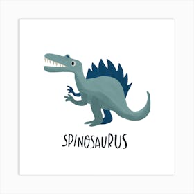 Spinosaurus Square Art Print