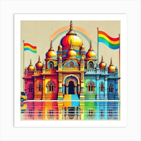 Golden Temple 1 Art Print