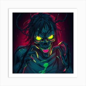 Demon Skull 2 Art Print