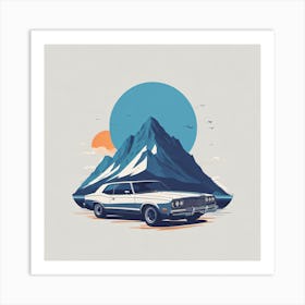 Vintage Car 1 Art Print