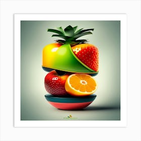 Fruit Bowls Art Print