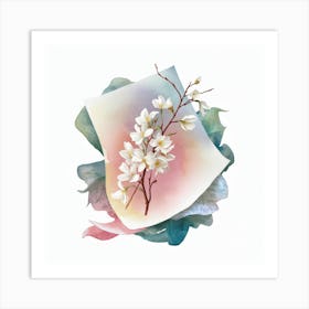 Magnolia Flower Art Print