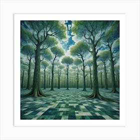 Forest Of Trees 1 Art Print