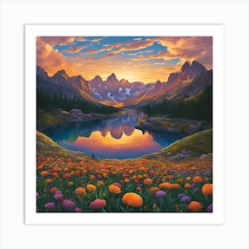 Landscapes magic Art Print