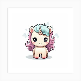 Cute Unicorn 88 Art Print