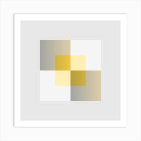 Squares Block 22 Art Print