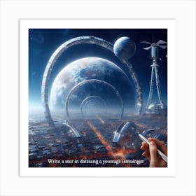 Sci-Fi Painting Art Print