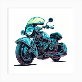 Bmw Motorcycle Art Print