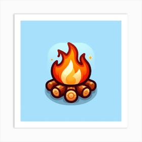 Campfire Art Print