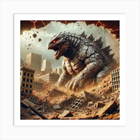 Terra Brontis Earthquake Titan Art Print