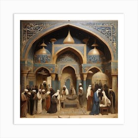 Islamic Prayer 1 Art Print