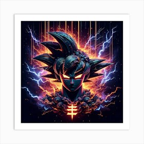 Goku Poster Art Art Print