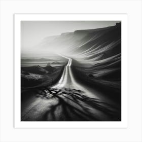 Road To Iceland Art Print