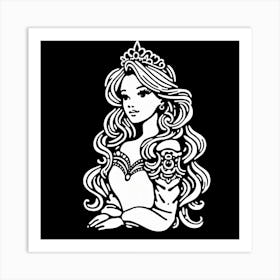 Barbie Princess Art Print