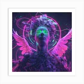 Angel Of The Forest Art Print