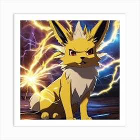 Pokemon Eevee 6 Art Print