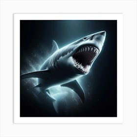 Great White Shark 2 Art Print