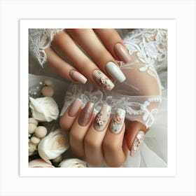 Wedding Nails 3 Art Print