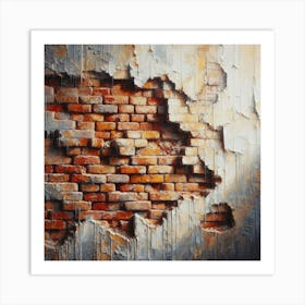 Brick Wall 4 Art Print