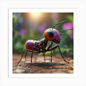 Psychedelic Ant Art Print