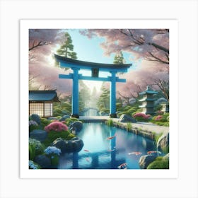 Japanese Garden 7 Art Print