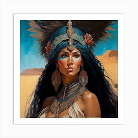 Queen Of The Desert Art Print