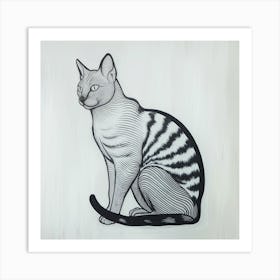 Sassy Cat Art Print