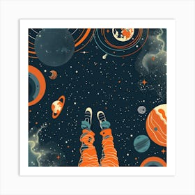 Space Art Art Print