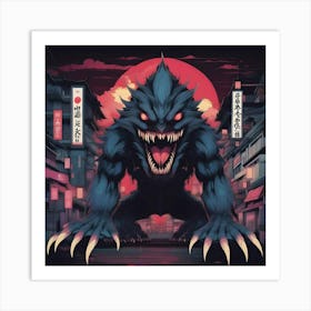 Otaku Monster Art Print