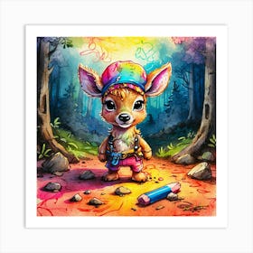 Little Deer Art Print