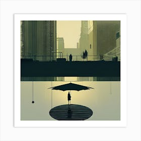 City Of Shadows Art Print