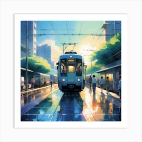 Life train Art Print