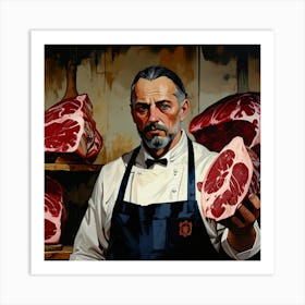 Butcher 3 Art Print