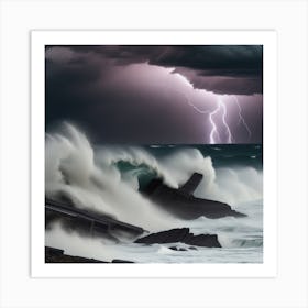 Stormy Seas Art Print