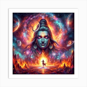 Lord Shiva 17 Art Print