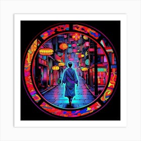 Neon City 2 Art Print