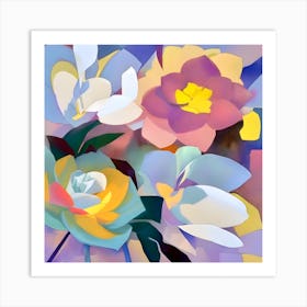 Magnolias Art Print