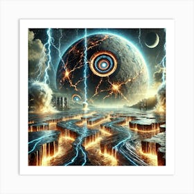 Lunaris Storm Engine Surface Destruction Converted Art Print